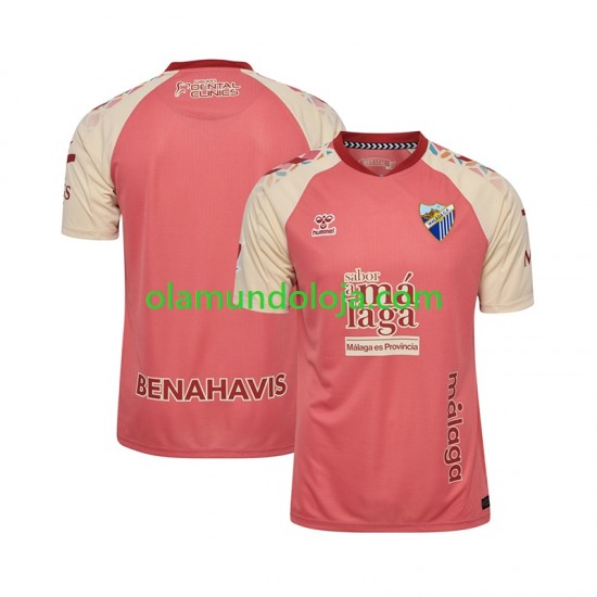 Camisola Málaga CF Homem Equipamento Segundo 2026-2027 Manga Curta